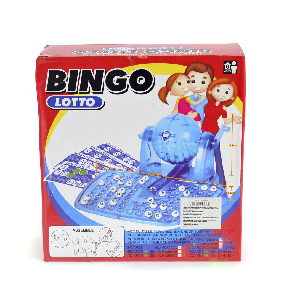 BINGO LOTO MEDIANO CAJA X 48 UNDS [HG8809A]