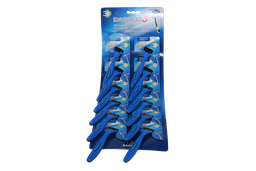 [CA1598] CUCHILLA DE AFEITAR 3 HOJAS DARCCO AZUL CAJA X 72 UNDS ( DISPLAY X 12UNDS) [PAC90332-1598]