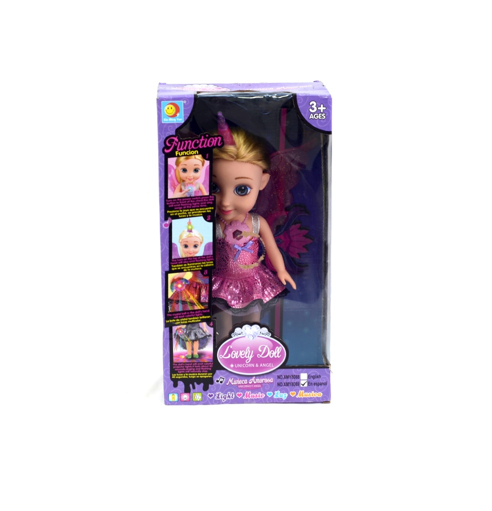 14 PULGADAS B / O MUÑECA ESPAÑOLA ACCESORIOS UNICORNIO [XMY8089]