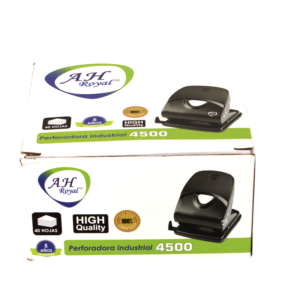 PERFORADORA AH ROYAL INDUSTRIAL   40 HOJAS [PAC2567-4500]