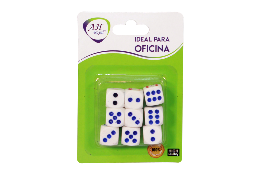 DADOS AH ROYAL 15MM EN BLISTER [PAC2397]