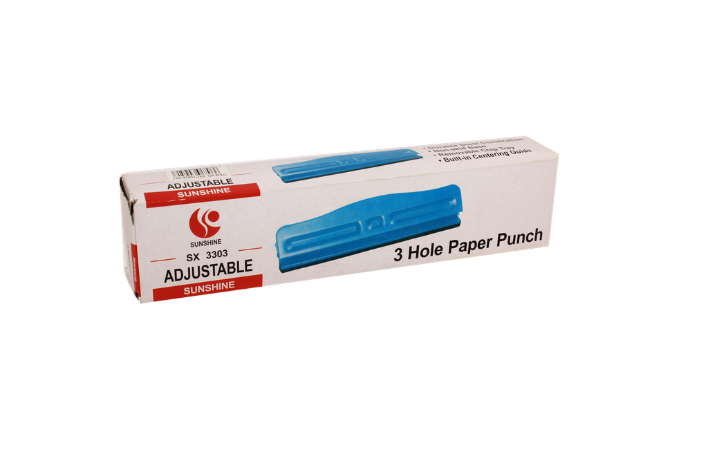 PERFORADORA 3 HUECOS AJUSTABLE [PAC70630-951]
