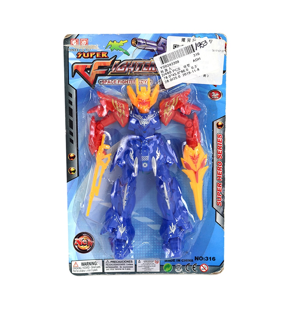 ROBOT JUGUETE EN BLISTER [316]