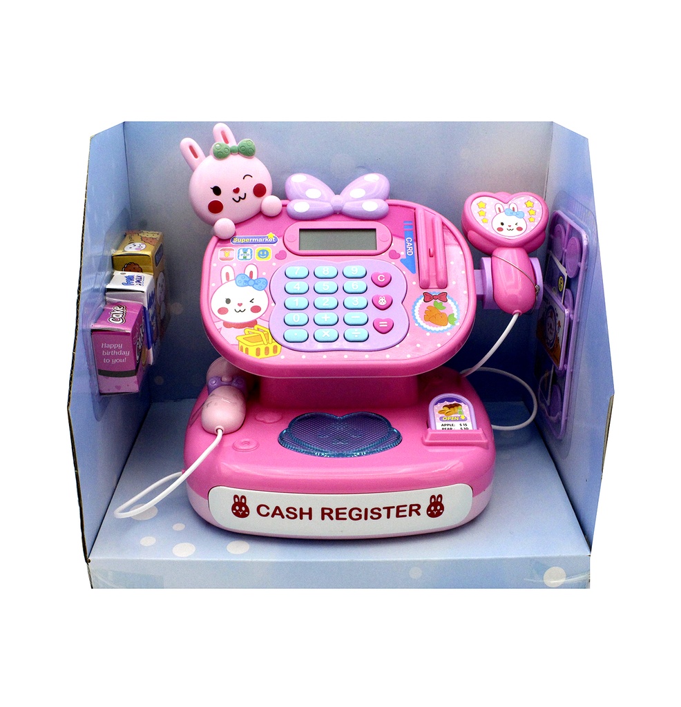 CAJA REGISTRADORA GRANDE PARA NIÑA CON CALCULADORA [YY6001][C6]