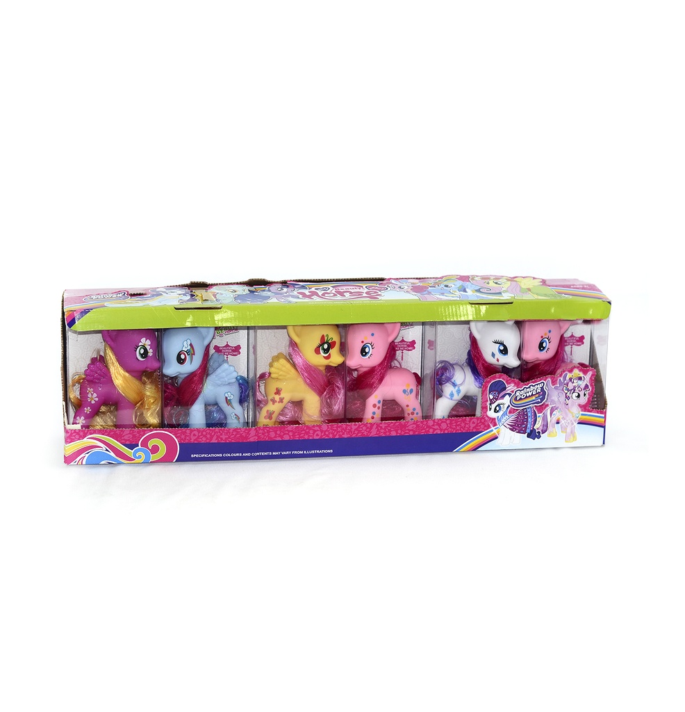 PONY EN BLISTER X 12PCS CAJA X 16 DISPLEY [Z202-1]