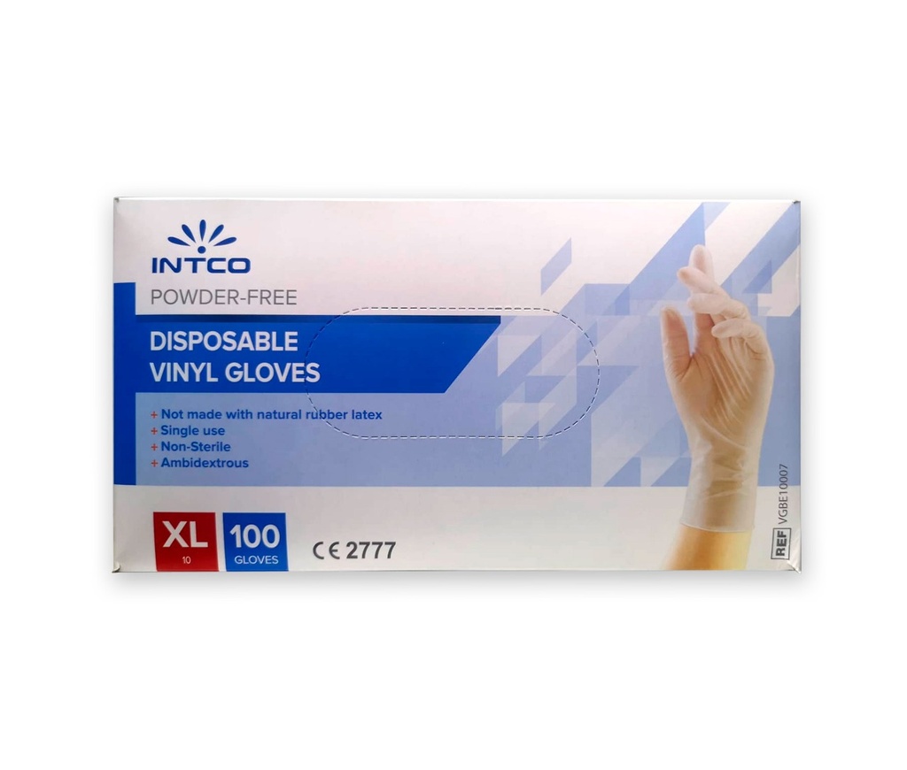 GUANTES DE VINILO  TALLA  XL DISPLAY X 50 []